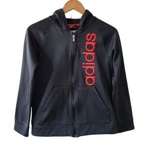 ☀️Kids Adidas Black Logo Hoodie